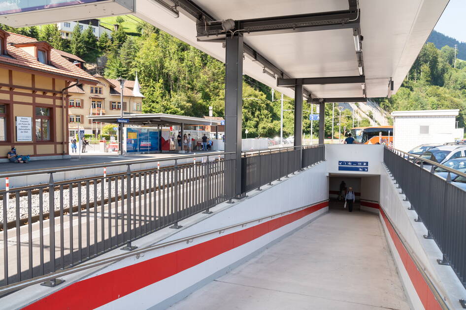 Umbau Bahnhof Alpnachstad, Bahninfrastruktur – Ribuna AG Interlaken