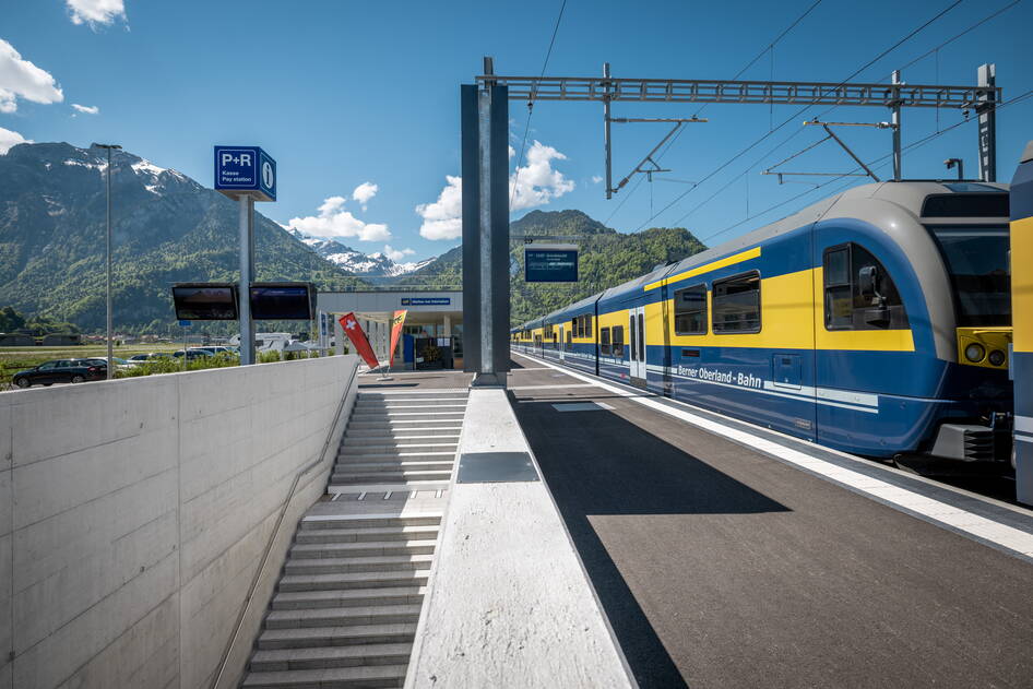 Sanierung Aarebrücke, Bahninfrastruktur – Ribuna AG Interlaken