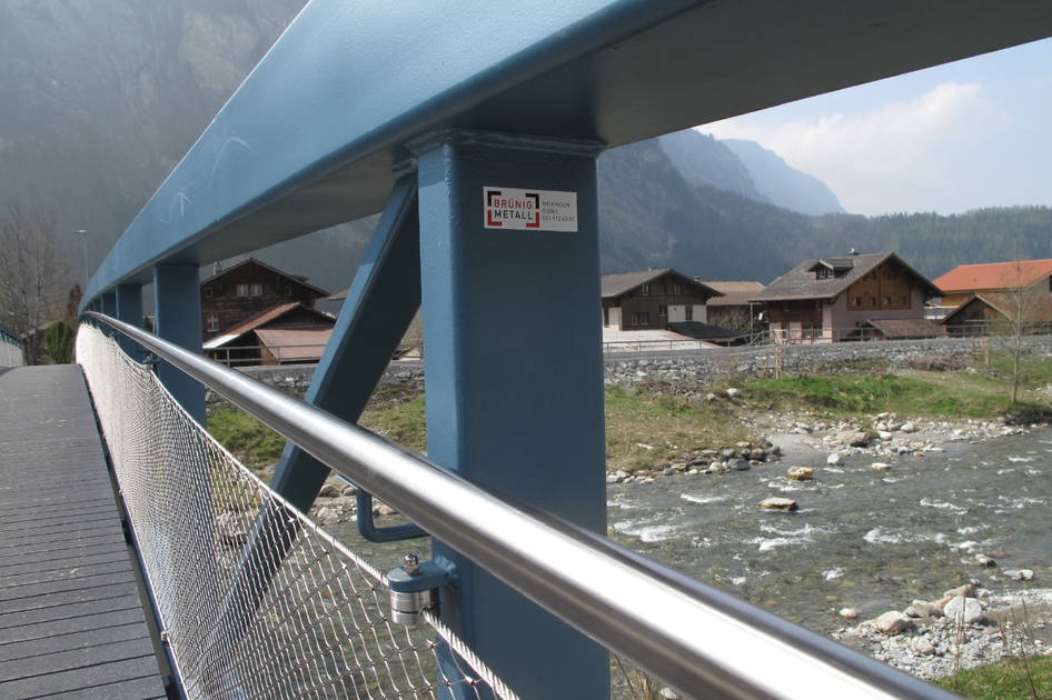 Schulhausbrücke Innertkirchen – Interlaken Konstruktiver Ingenieurbau – Ribuna AG Interlaken