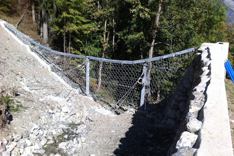 Hochwasserschutz und Geschieberückhalt Sagibach, Wasserbau – Ribuna AG Interlaken