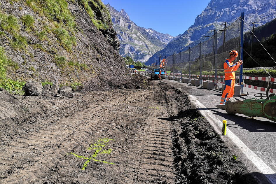 Ausbau Ortweid-Abbach, Strassenbau – Ribuna AG Interlaken