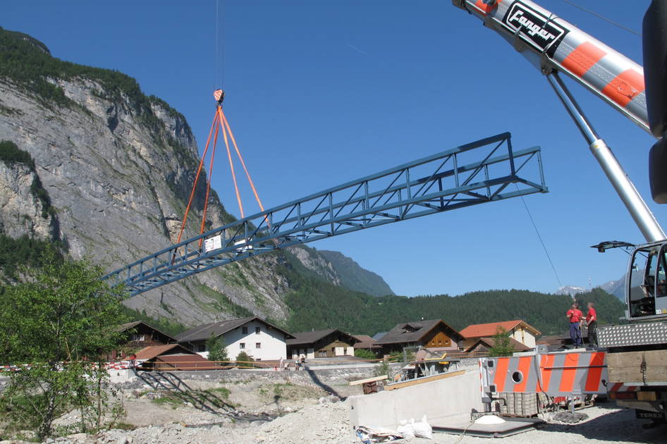 Schulhausbrücke Innertkirchen – Interlaken Konstruktiver Ingenieurbau – Ribuna AG Interlaken