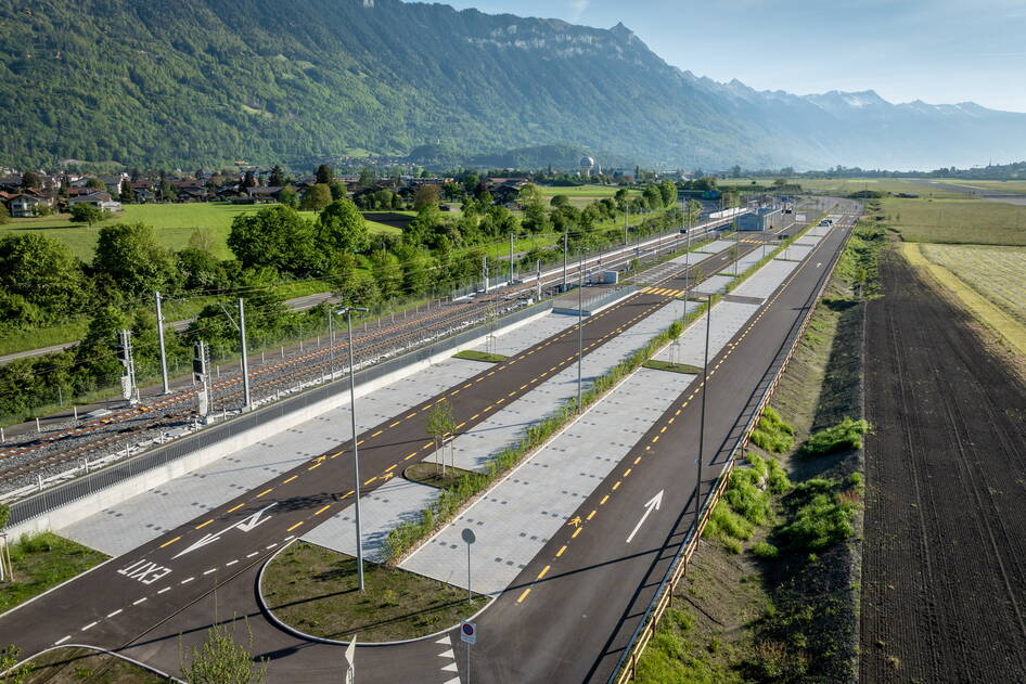 Sanierung Aarebrücke, Bahninfrastruktur – Ribuna AG Interlaken