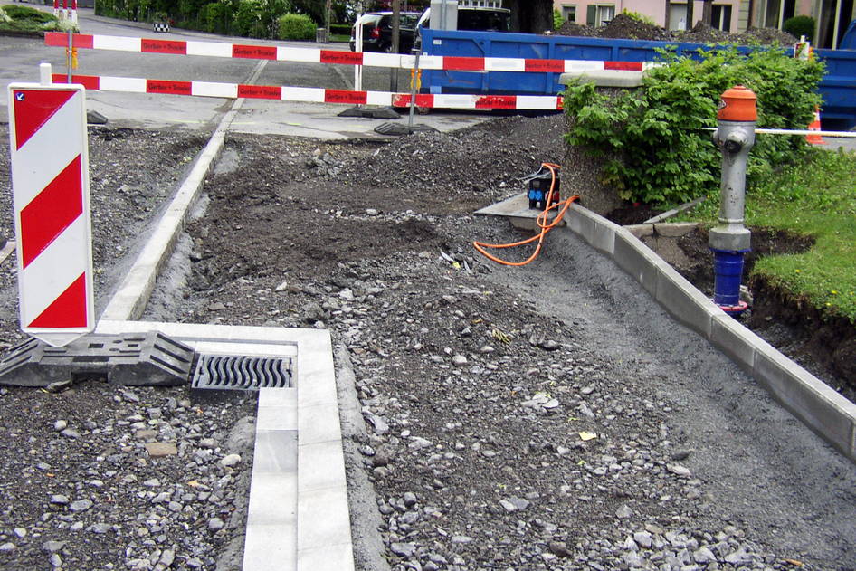 Werkleitungsbau Erneuerung Freistr - Schlossstr, Strassenbau – Ribuna AG Interlaken