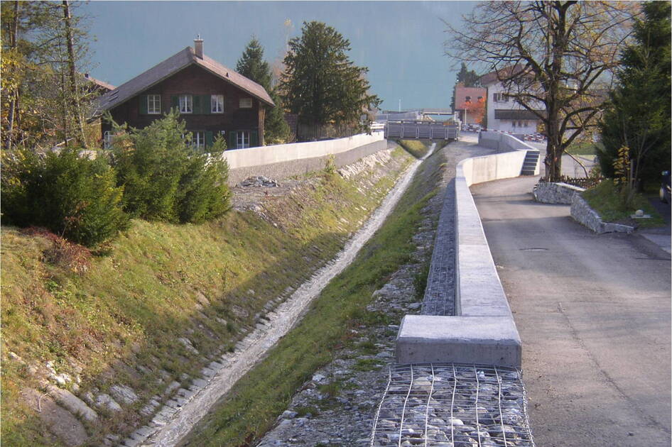 Quai Brienz Hafen Ländte – Wasserbau – Ribuna AG Interlaken