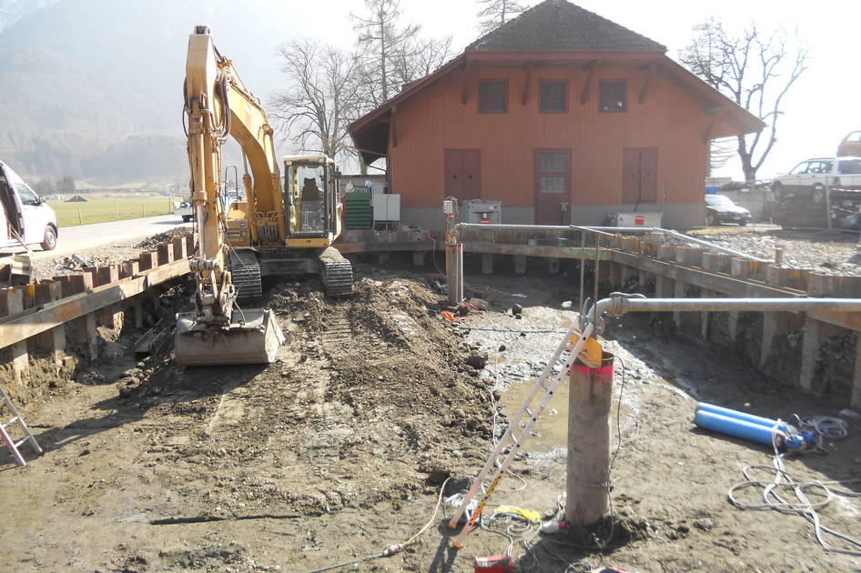 Regenretentionsbecken Geissgasse, Ver- und Entsorgung – Ribuna AG Interlaken