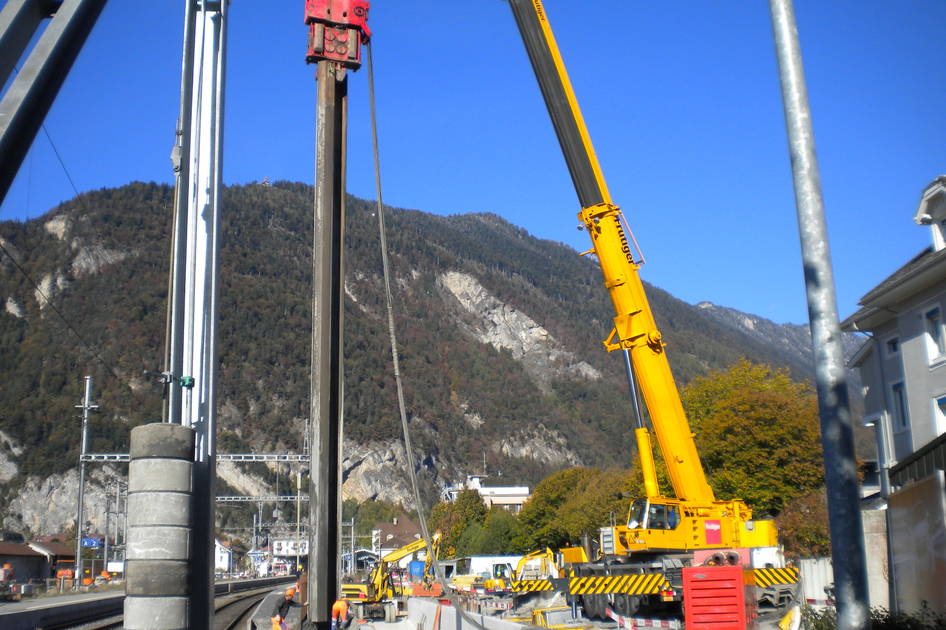 Interlaken West, Bahninfrastruktur – Ribuna AG Interlaken