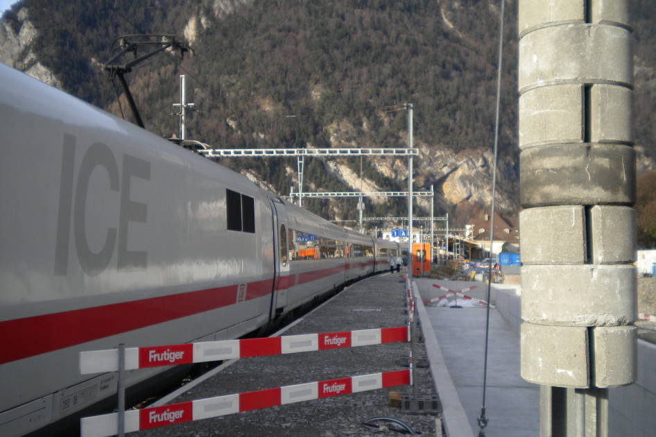 Interlaken West, Bahninfrastruktur – Ribuna AG Interlaken