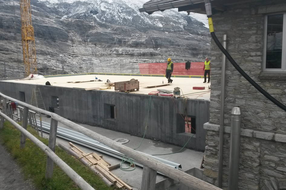 Werkstatterweiterung Eigergletscher, Konstruktiver Ingenieurbau – Ribuna AG Interlaken