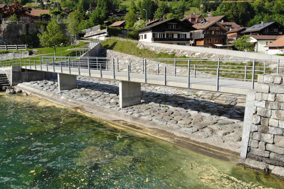 Quai Brienz Hafen Ländte – Wasserbau – Ribuna AG Interlaken