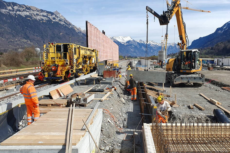 Sanierung Aarebrücke, Bahninfrastruktur – Ribuna AG Interlaken