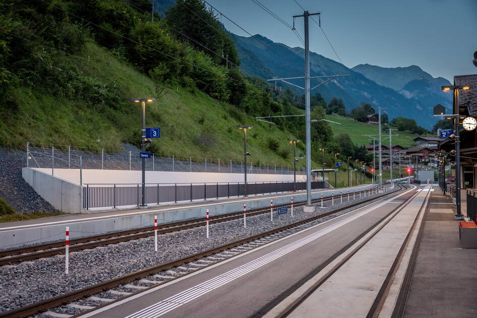 Umbau Bahnhof Oberried, Bahninfrastruktur – Ribuna AG Interlaken