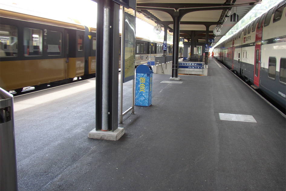 Interlaken Ost, Bahninfrastruktur – Ribuna AG Interlaken