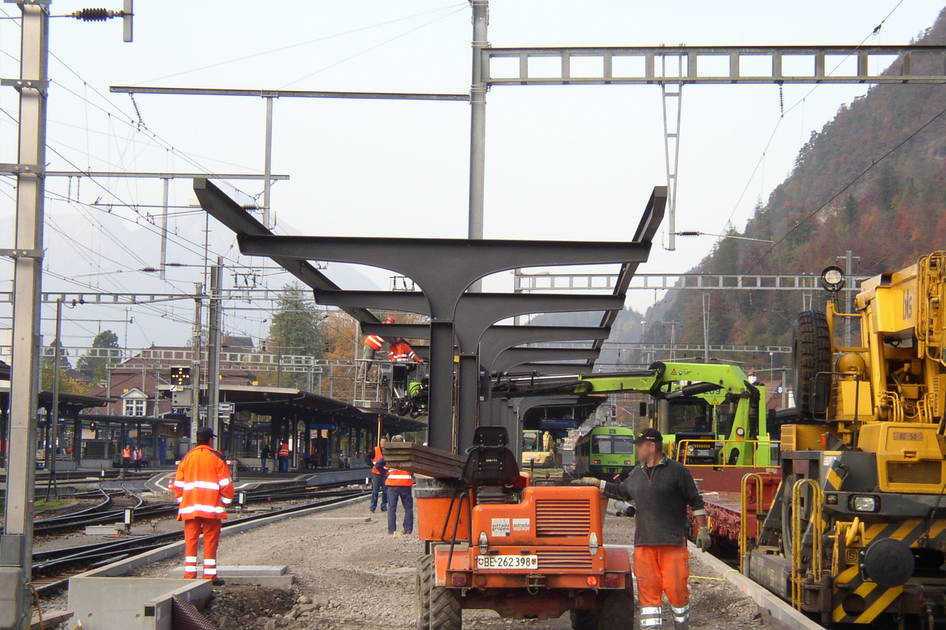 Interlaken Ost, Bahninfrastruktur – Ribuna AG Interlaken