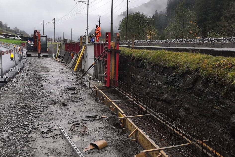 Ausbau Ortweid-Abbach, Strassenbau – Ribuna AG Interlaken