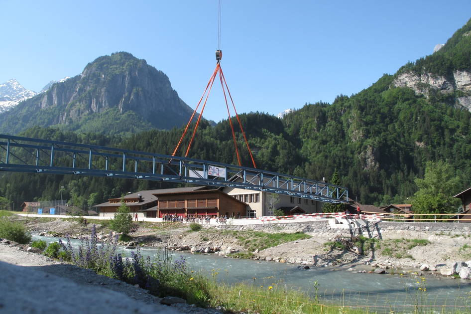 Schulhausbrücke Innertkirchen – Interlaken Konstruktiver Ingenieurbau – Ribuna AG Interlaken