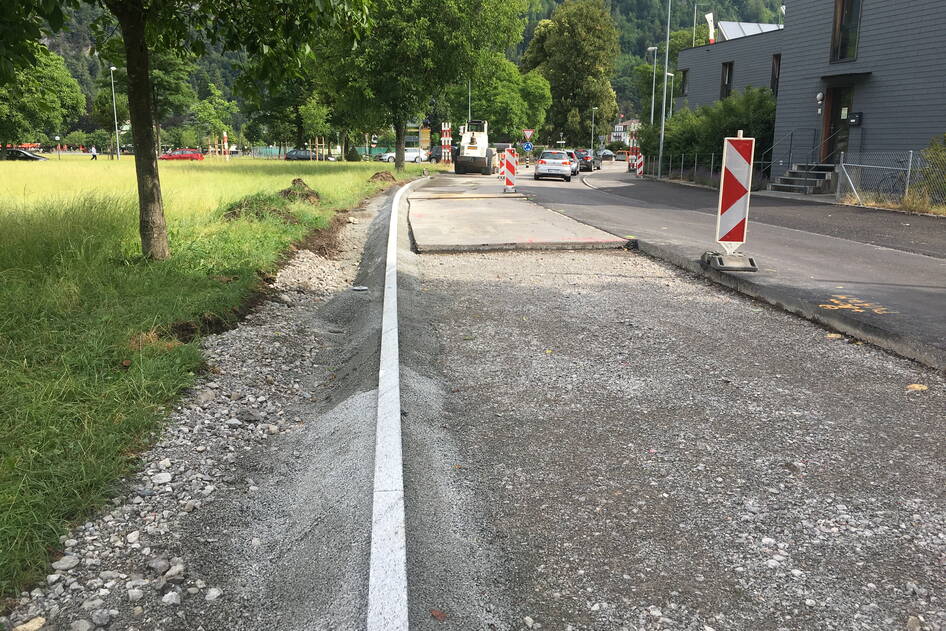 Heiterenstrasse, Strassenbau – Ribuna AG Interlaken