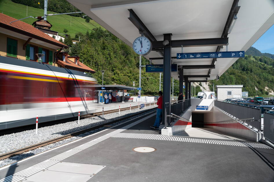 Umbau Bahnhof Alpnachstad, Bahninfrastruktur – Ribuna AG Interlaken