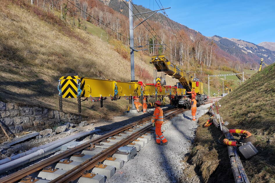 Umbau Bahnhof Oberried, Bahninfrastruktur – Ribuna AG Interlaken