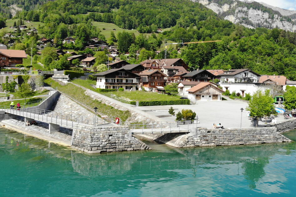 Quai Brienz Hafen Ländte – Wasserbau – Ribuna AG Interlaken