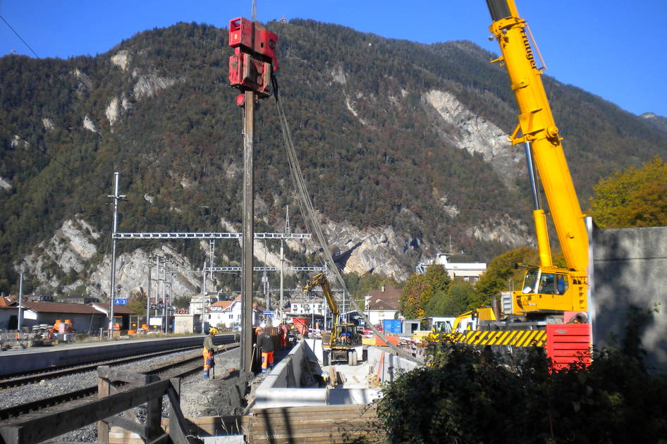 Interlaken West, Bahninfrastruktur – Ribuna AG Interlaken