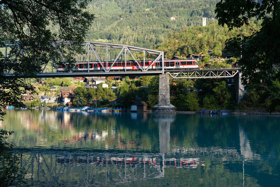 Sanierung Aarebrücke, Bahninfrastruktur – Ribuna AG Interlaken