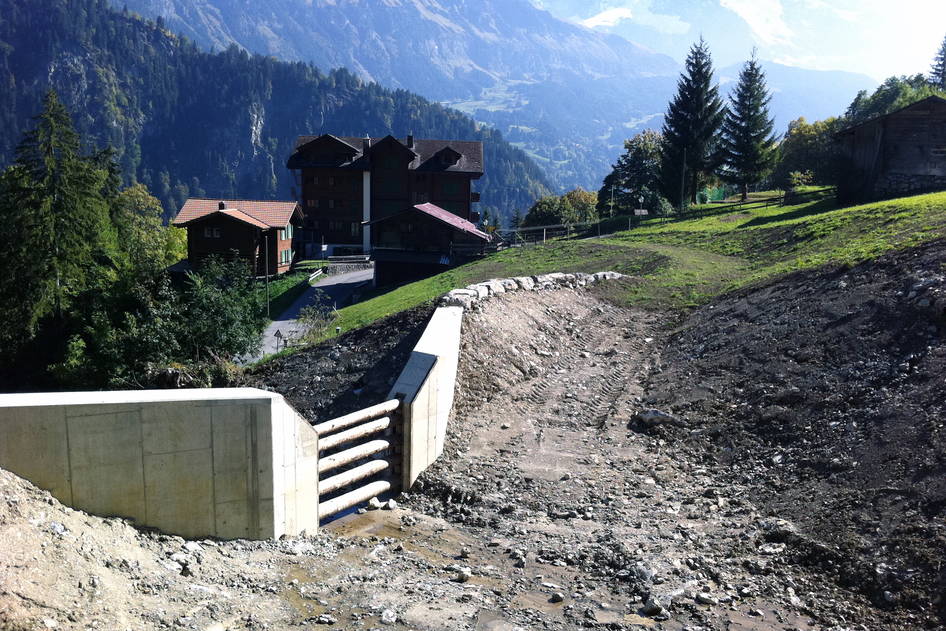 Hochwasserschutz und Geschieberückhalt Sagibach, Wasserbau – Ribuna AG Interlaken