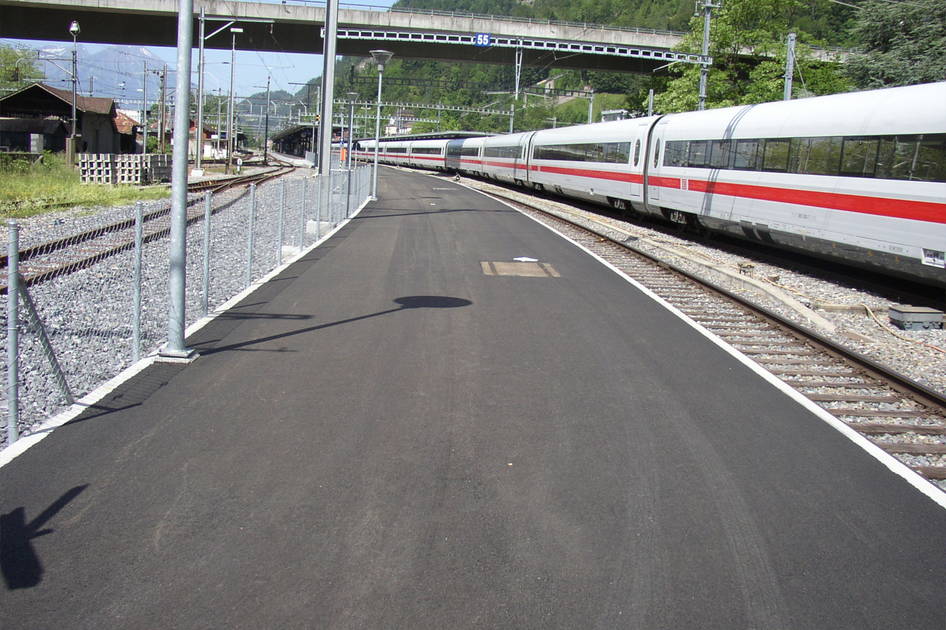 Interlaken Ost, Bahninfrastruktur – Ribuna AG Interlaken
