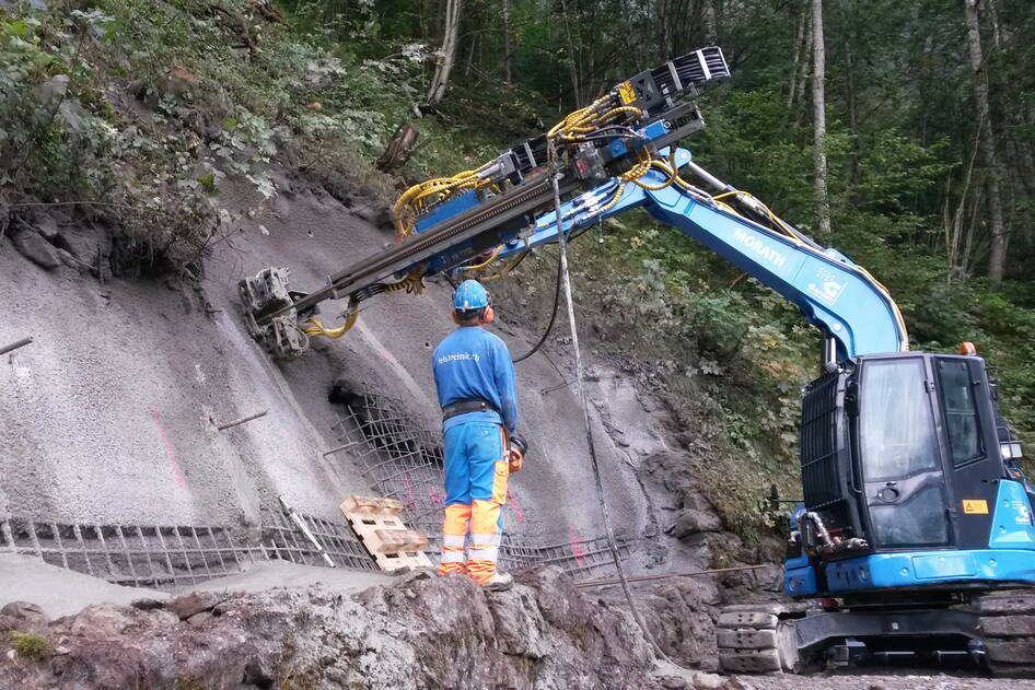 Heiterenstrasse, Strassenbau – Ribuna AG Interlaken