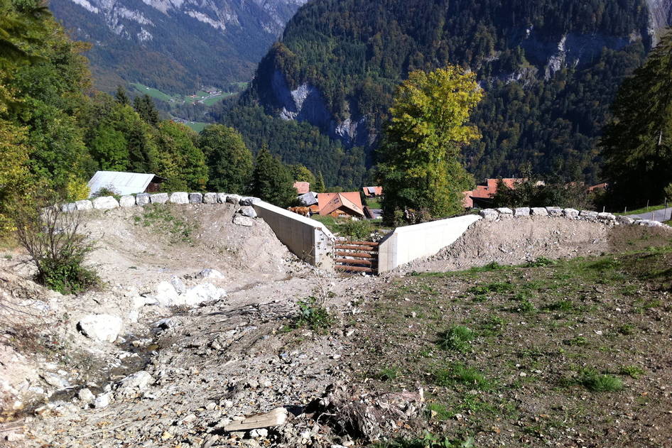 Hochwasserschutz und Geschieberückhalt Sagibach, Wasserbau – Ribuna AG Interlaken