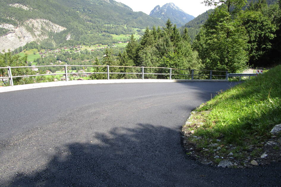 Heiterenstrasse, Strassenbau – Ribuna AG Interlaken