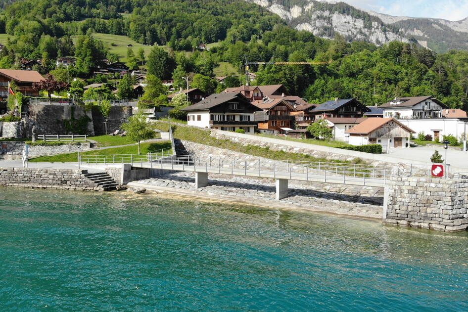 Quai Brienz Hafen Ländte – Wasserbau – Ribuna AG Interlaken