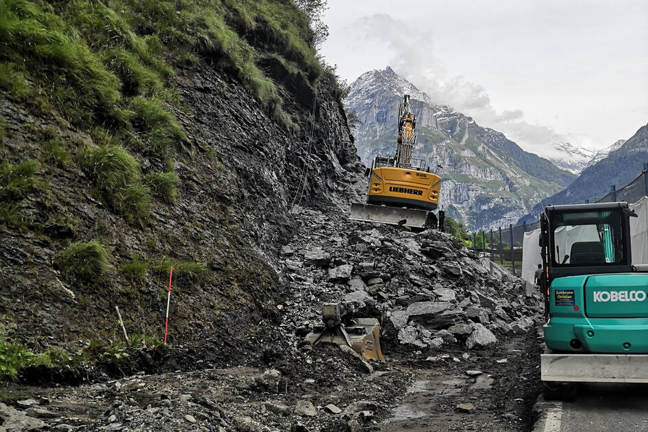 Ausbau Ortweid-Abbach, Strassenbau – Ribuna AG Interlaken