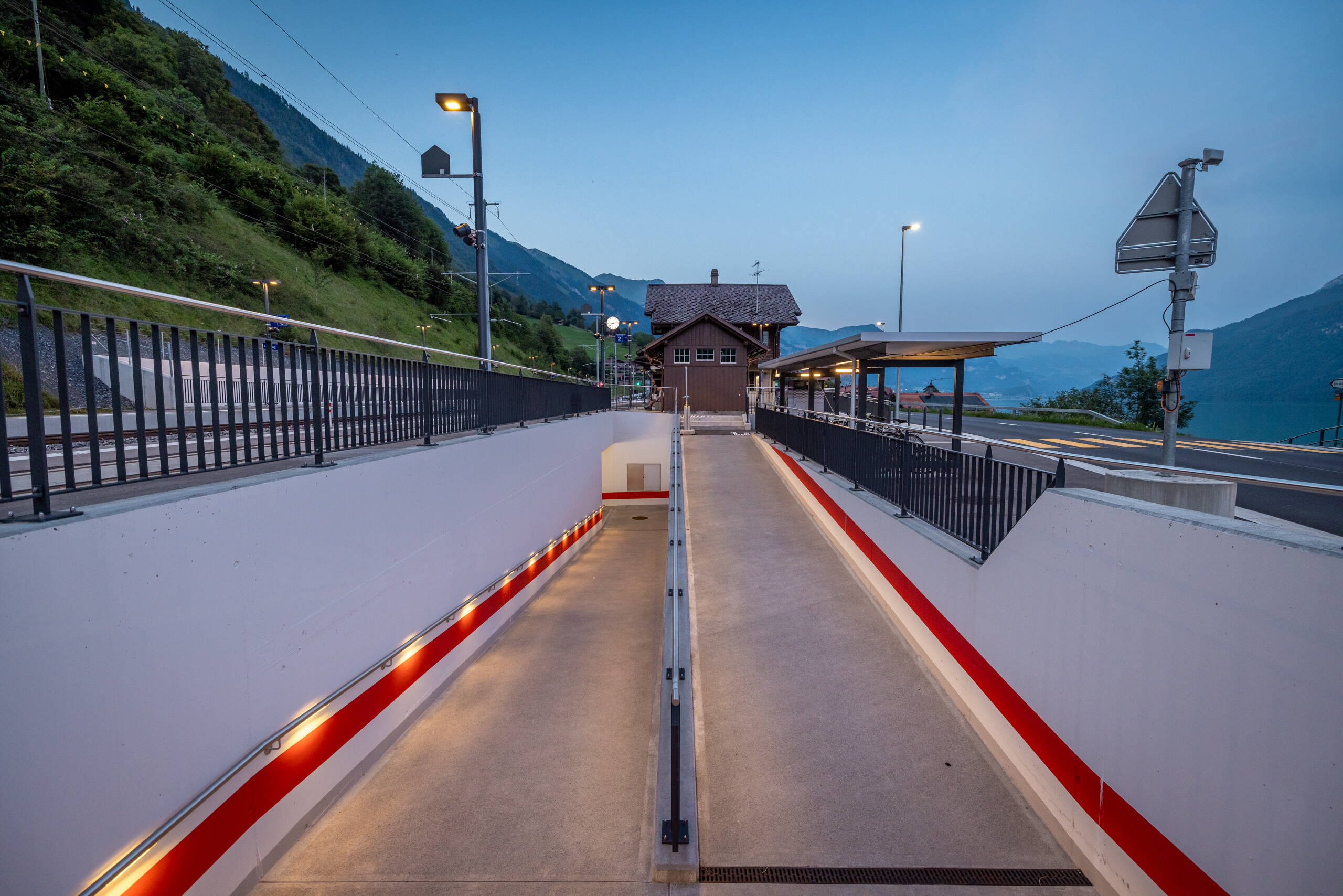Umbau Bahnhof Oberried, Bahninfrastruktur – Ribuna AG Interlaken