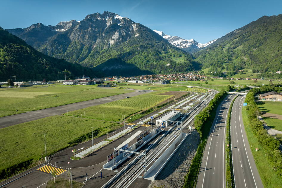Sanierung Aarebrücke, Bahninfrastruktur – Ribuna AG Interlaken