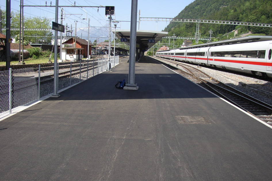 Interlaken Ost, Bahninfrastruktur – Ribuna AG Interlaken