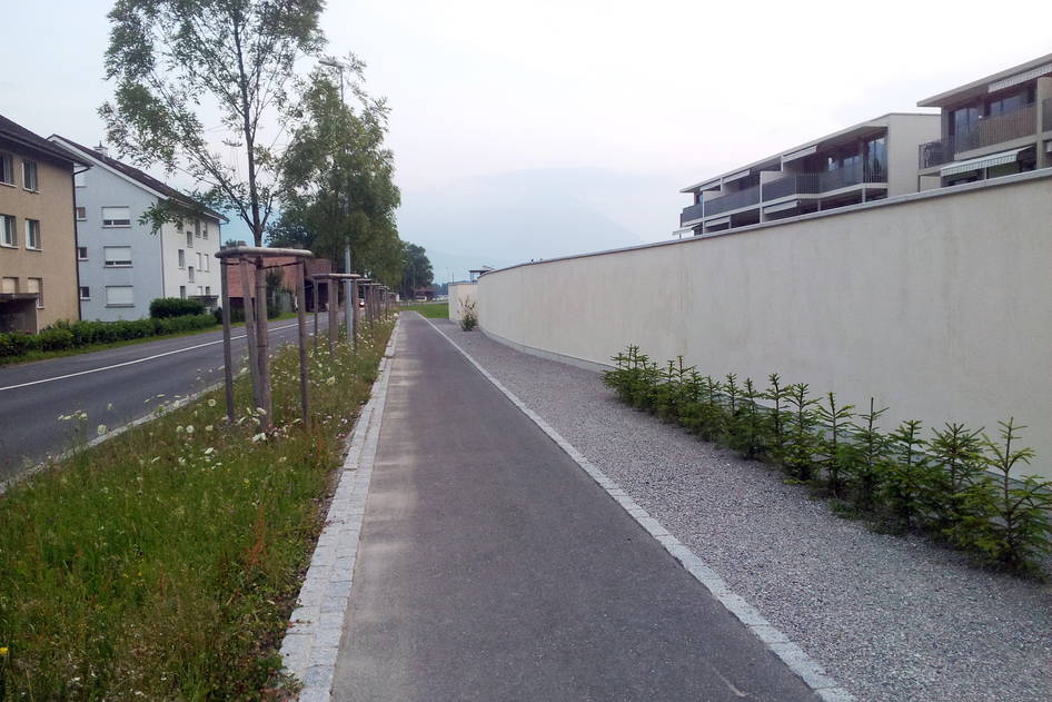 Werkleitungen Erschliessung Breite, Strassenbau – Ribuna AG Interlaken