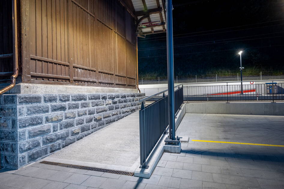 Umbau Bahnhof Oberried, Bahninfrastruktur – Ribuna AG Interlaken