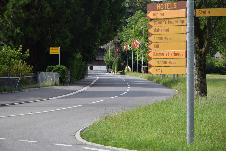 Heiterenstrasse, Strassenbau – Ribuna AG Interlaken