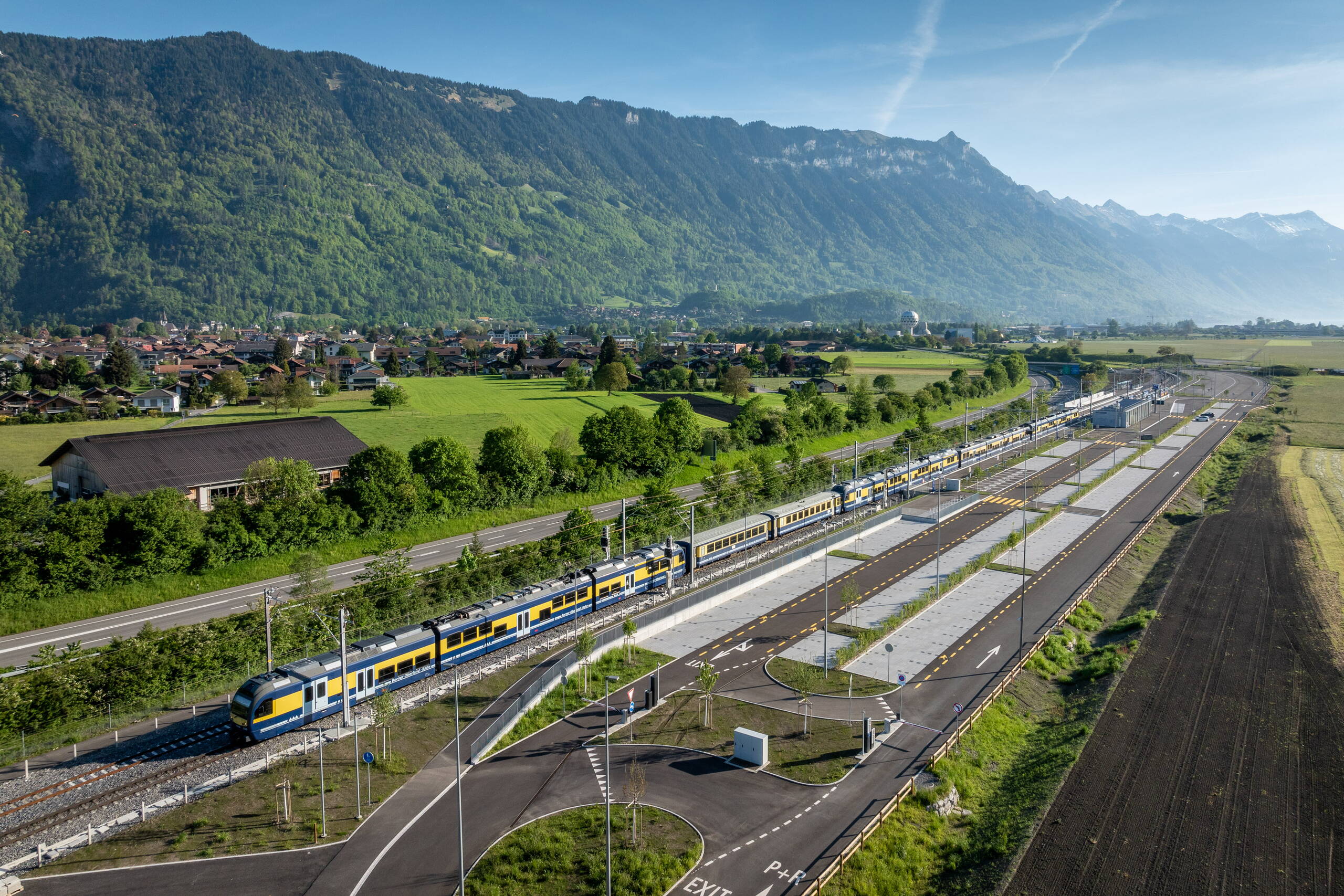 Sanierung Aarebrücke, Bahninfrastruktur – Ribuna AG Interlaken
