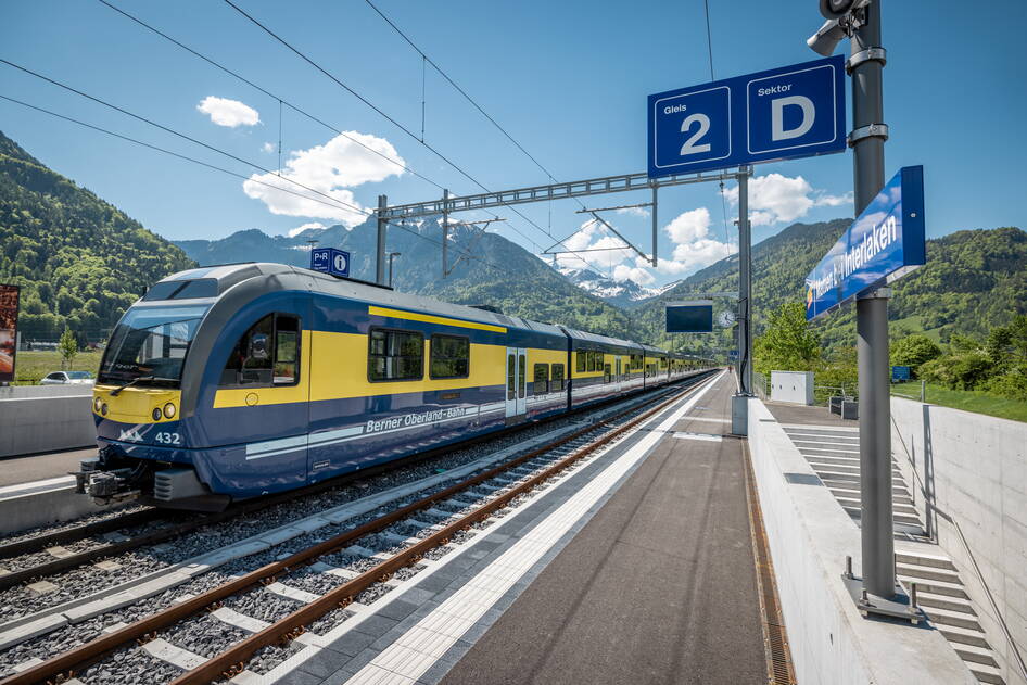 Sanierung Aarebrücke, Bahninfrastruktur – Ribuna AG Interlaken