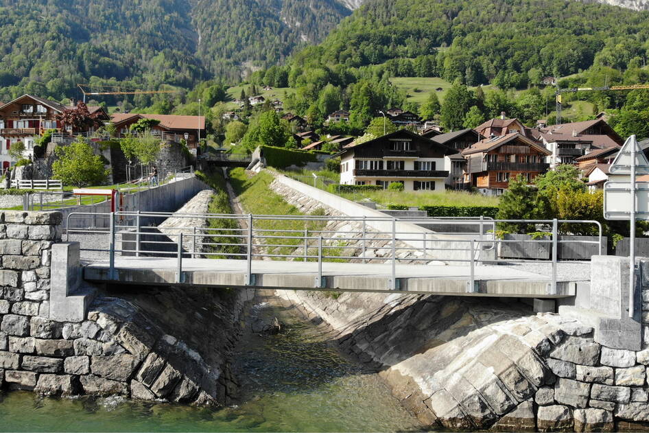 Quai Brienz Hafen Ländte – Wasserbau – Ribuna AG Interlaken