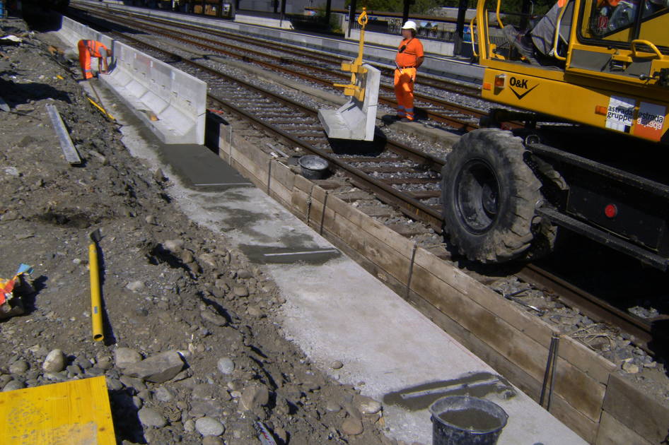 Interlaken Ost, Bahninfrastruktur – Ribuna AG Interlaken