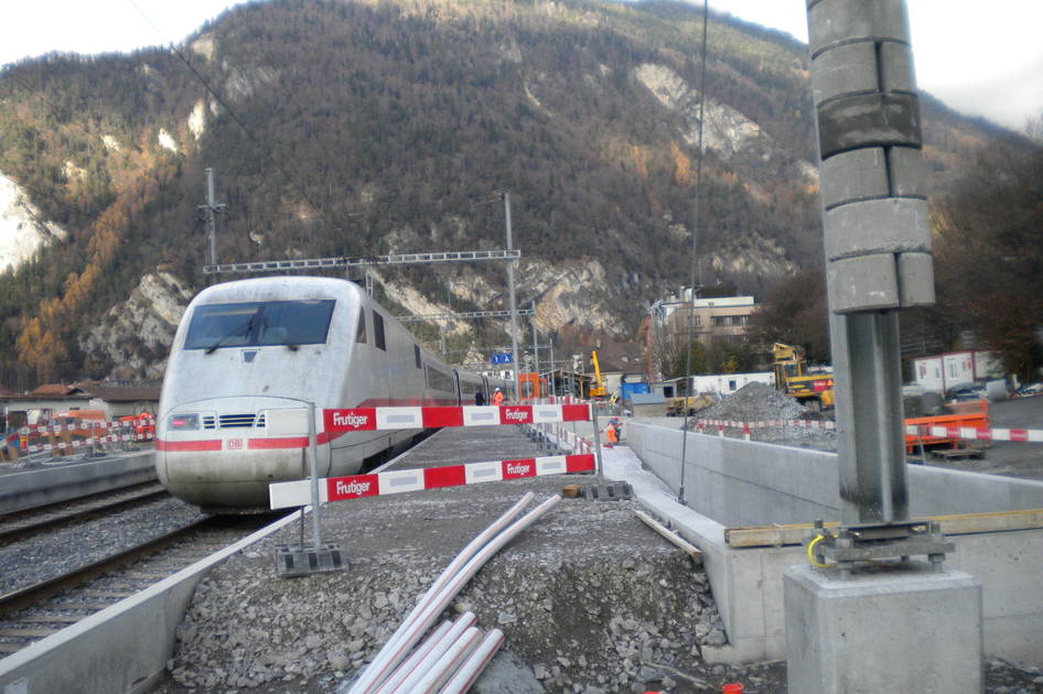 Interlaken West, Bahninfrastruktur – Ribuna AG Interlaken