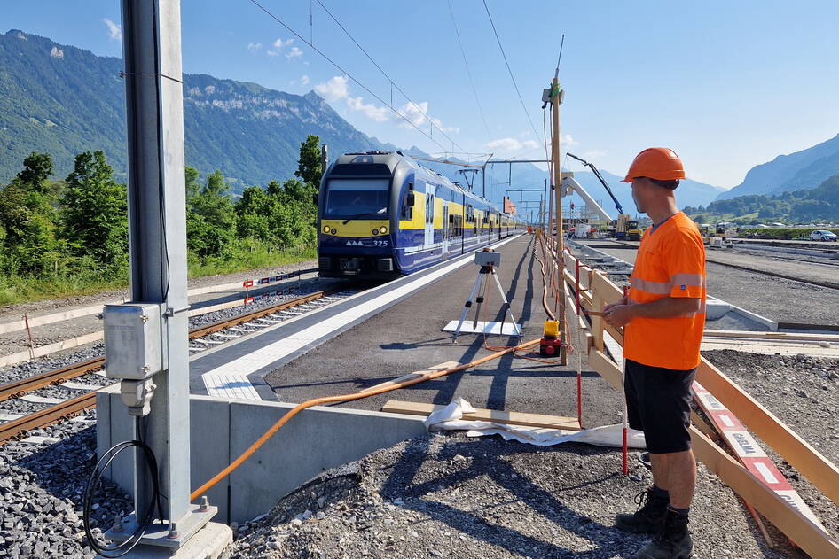 Sanierung Aarebrücke, Bahninfrastruktur – Ribuna AG Interlaken