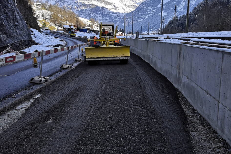 Ausbau Ortweid-Abbach, Strassenbau – Ribuna AG Interlaken