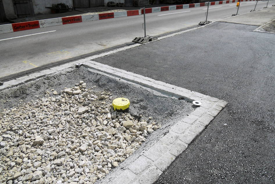 Werkleitungen Erschliessung Breite, Strassenbau – Ribuna AG Interlaken