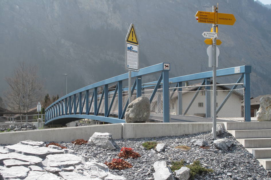 Schulhausbrücke Innertkirchen – Interlaken Konstruktiver Ingenieurbau – Ribuna AG Interlaken