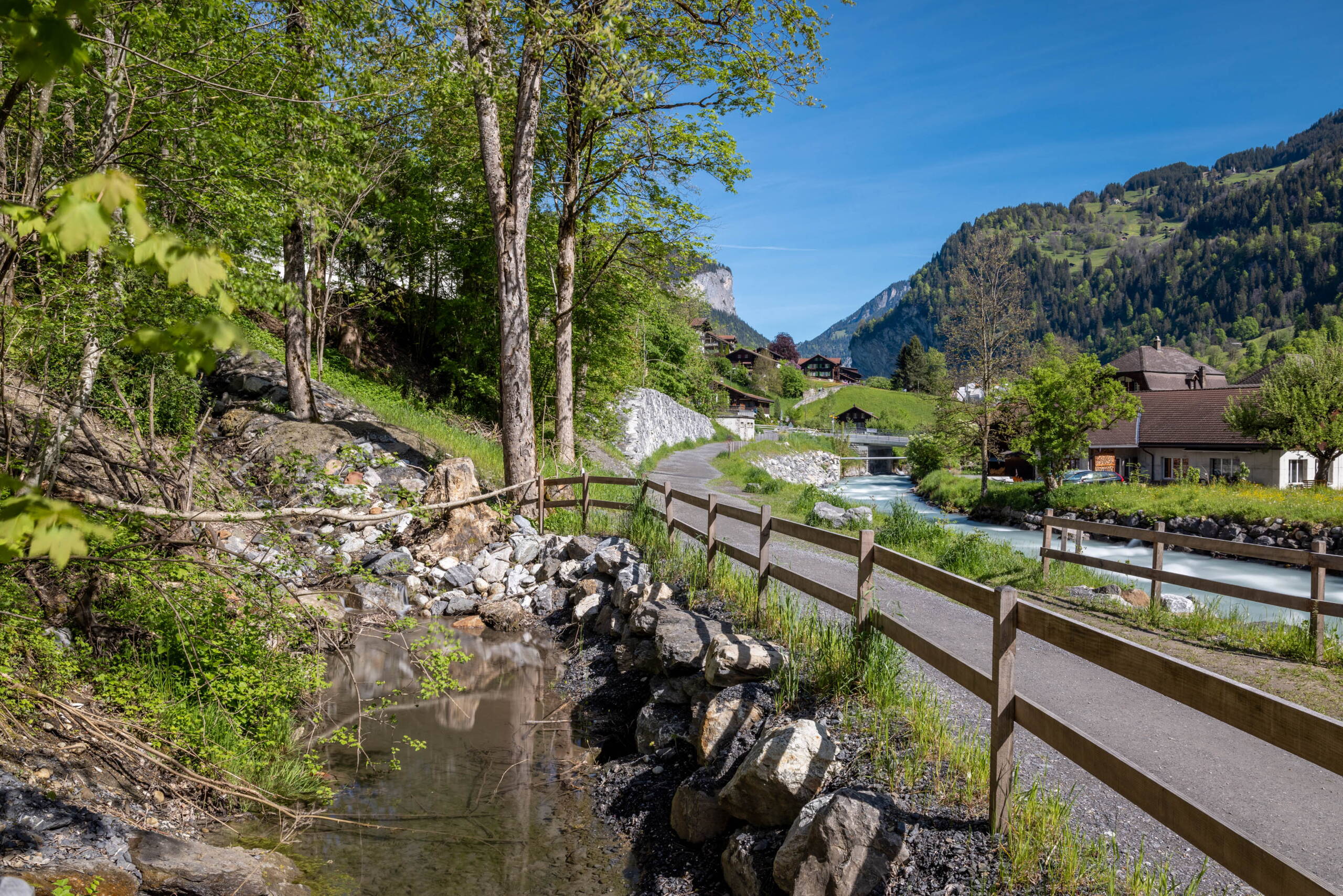 ISP Mösli Lauterbrunnen – Wasserbau – Ribuna AG Interlaken Ribuna AG Interlaken