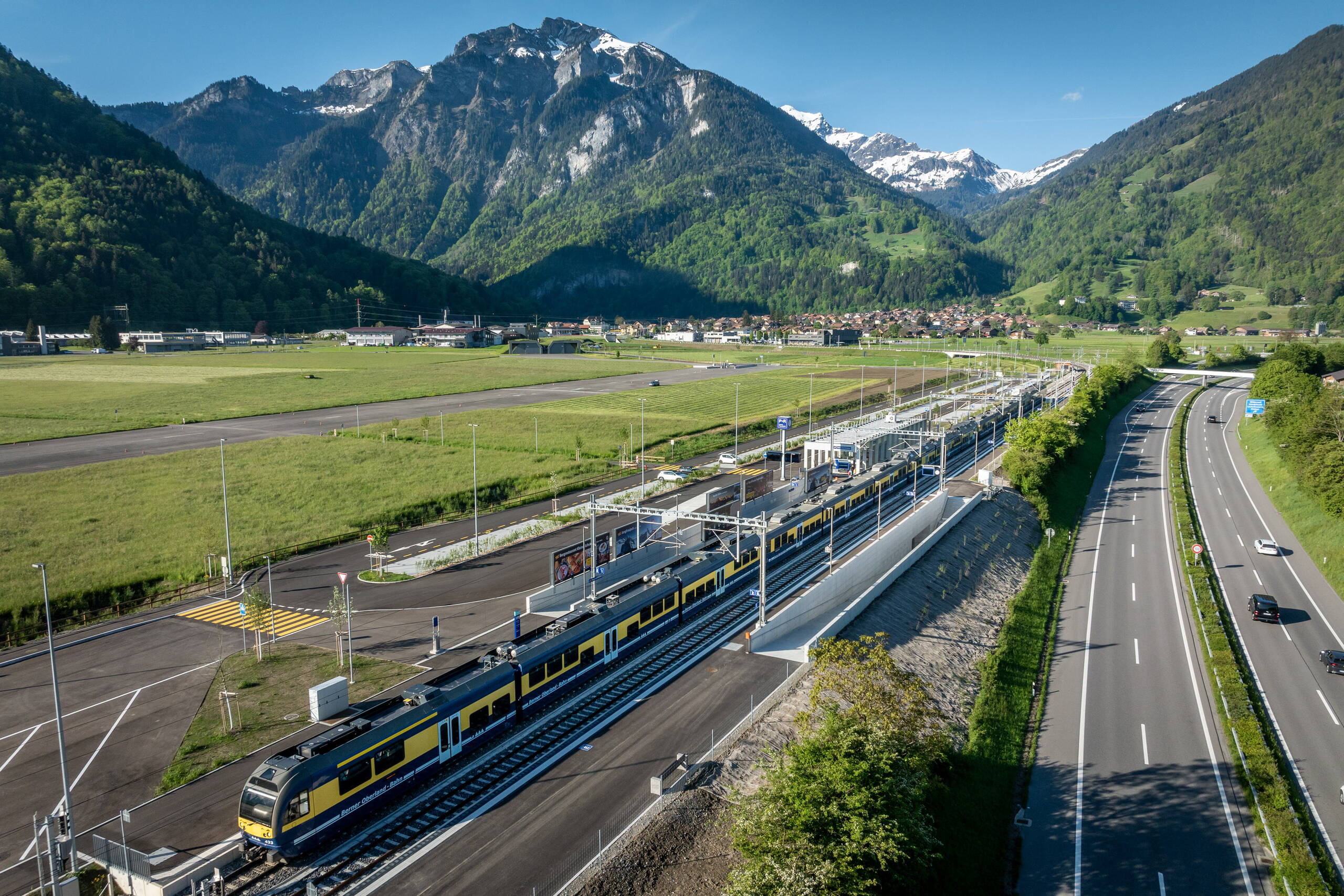 Sanierung Aarebrücke, Bahninfrastruktur – Ribuna AG Interlaken